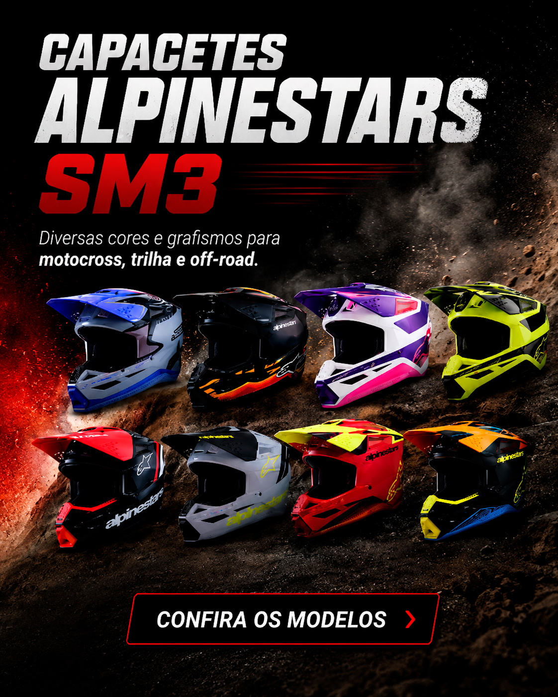 Capacete Alpinestars SM3 (Mobile)