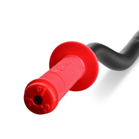 Segunda imagem do produto Acabamento de Guidão Biker Plástico Universal - Vermelho