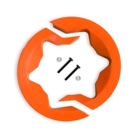 Anti-Block Traseiro Biker KTM/ BETA/ HUSQ - Laranja