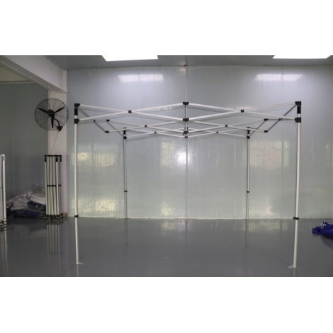 Segunda imagem do produto Barraca de Fibra Sintética de Estrutura de Alumínio Dobrável 3X3M - Preto