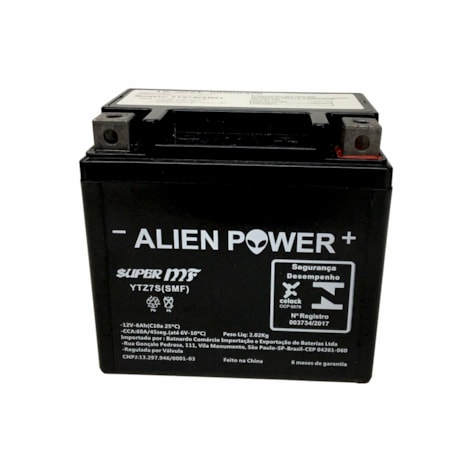 Bateria Alien Power 12V 6AH YTZ7S