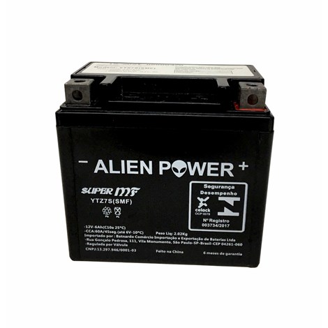 Bateria Alien Power 12V 6AH YTZ7S