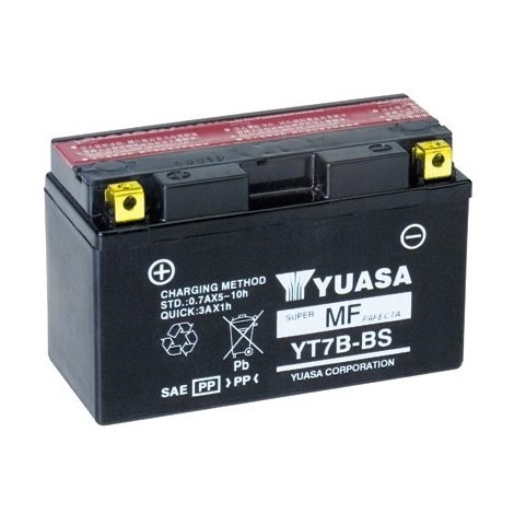 Bateria Yuasa YT7B-BS YFZ450 / KLX400R / DR-Z400 / TTR250
