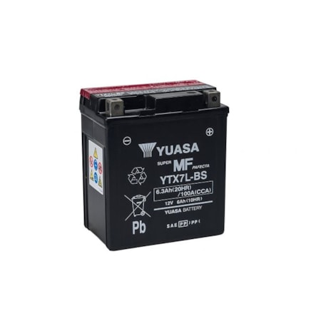 Bateria Yuasa YTX7L-BS - Tornado Falcon
