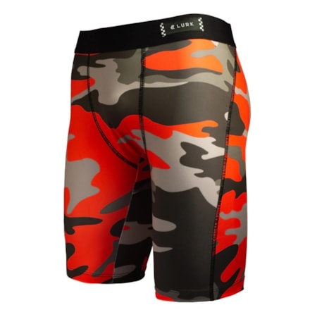 Bermuda Térmica Lurk Camo Laranja