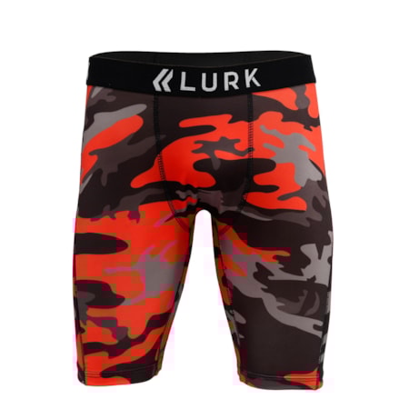 Bermuda Térmica Lurk Estampada - Camo Laranja