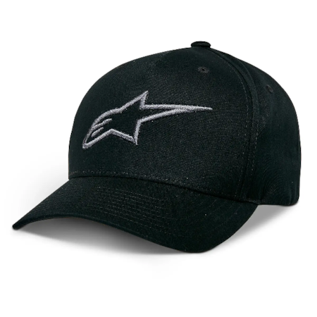 Boné Alpinestars Ageless Snapback Preto Cinza Escuro