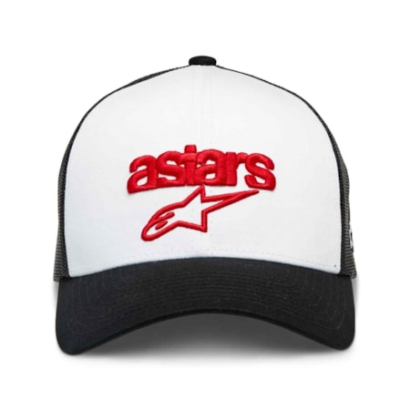 Segunda imagem do produto Boné Alpinestars Pedigree - Branco Preto
