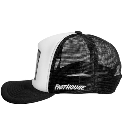 Segunda imagem do produto Boné Fasthouse Haven Trucker Preto Branco
