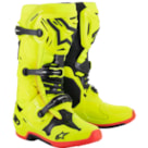 Bota Alpinestars Tech 10 - Amarelo Flúor Preto Vermelho Flúor