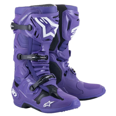 Bota Alpinestars Tech 10 Roxo Preto