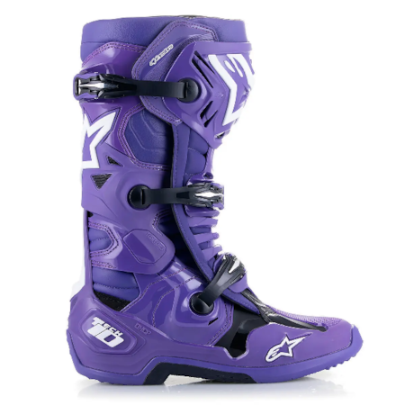 Segunda imagem do produto Bota Alpinestars Tech 10 Roxo Preto