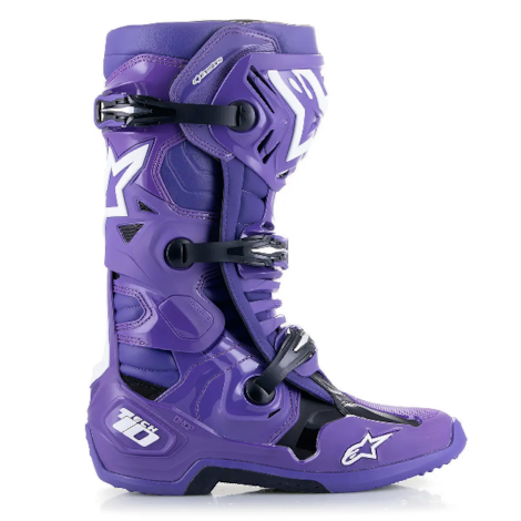 Segunda imagem do produto Bota Alpinestars Tech 10 Roxo Preto
