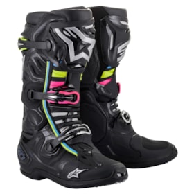 Bota Alpinestars Tech 10 Supervented Preto Matiz