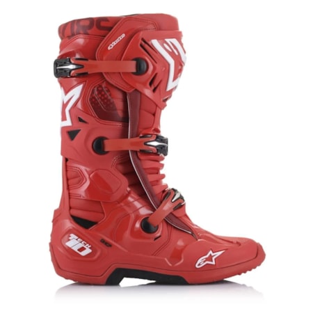 Segunda imagem do produto Bota Alpinestars Tech 10 - Vermelho