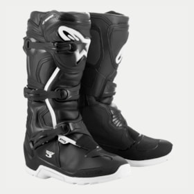 Bota Alpinestars Tech 3 Enduro WP - Preto Branco