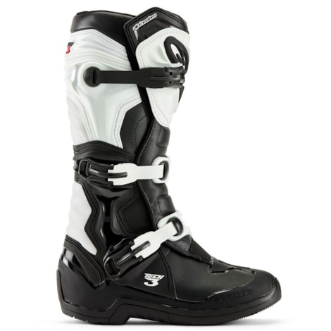 Segunda imagem do produto Bota Alpinestars Tech 3 Preto Branco