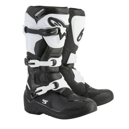 Bota Alpinestars Tech 3 Preto Branco