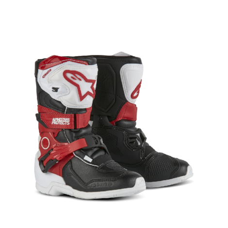 Bota Alpinestars Tech 3S Kids Branco Vermelho Preto
