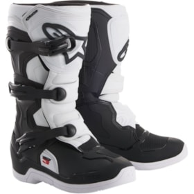 Bota Alpinestars Tech 3S - Preto Branco