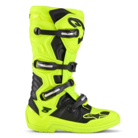 Bota Alpinestars Tech 5 - Amarelo Flúor Preto