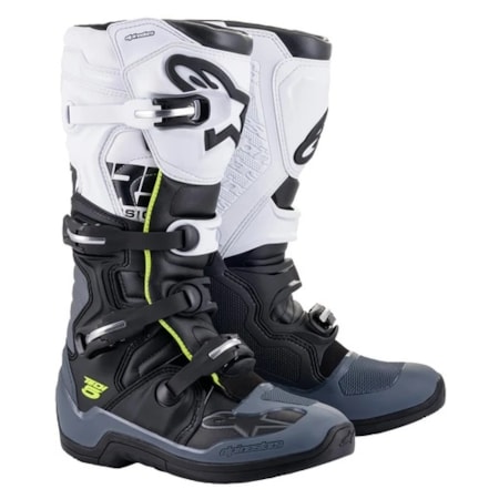 Bota Alpinestars Tech 5 - Preto Cinza Branco