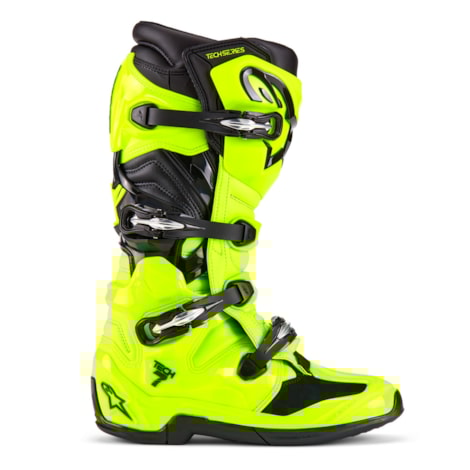 Segunda imagem do produto Bota Alpinestars Tech 7 - Amarelo Flúor Preto