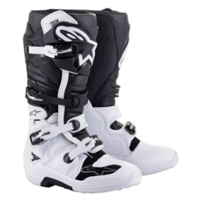 Bota Alpinestars Tech 7 - Branco Preto