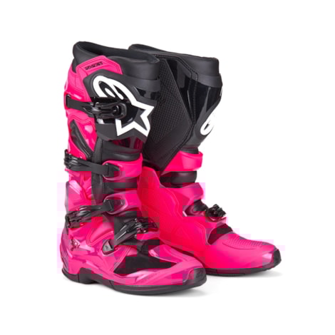 Bota Alpinestars Tech 7 - Rosa Preto