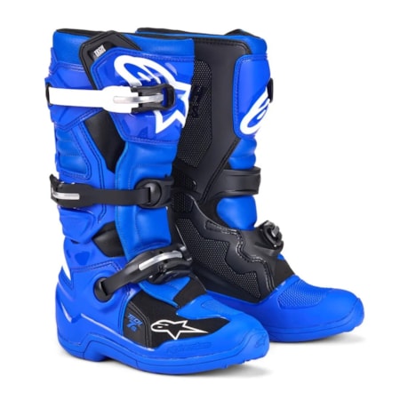Bota Alpinestars Tech 7S - Azul Preto Branco