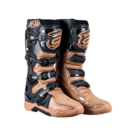 Bota ASW Elevate Enduro Marrom Preto