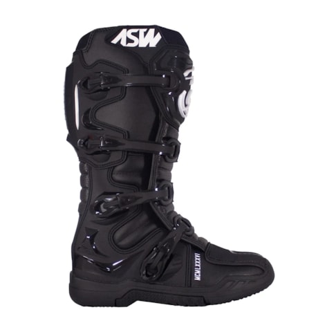 Segunda imagem do produto Bota ASW Elevate Enduro - Preto Branco