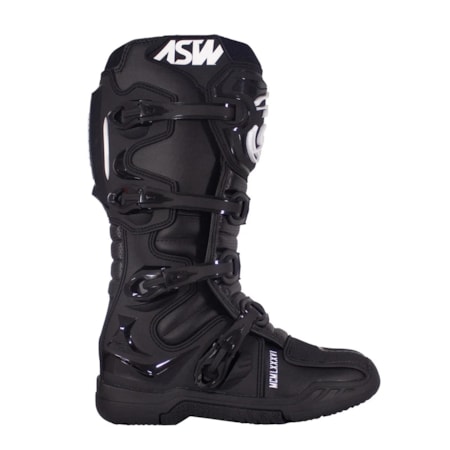Segunda imagem do produto Bota ASW Elevate Enduro - Preto Branco