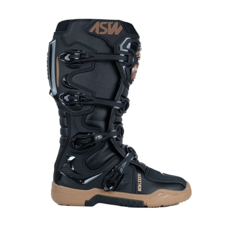 Segunda imagem do produto Bota ASW Elevate Enduro - Preto Marrom