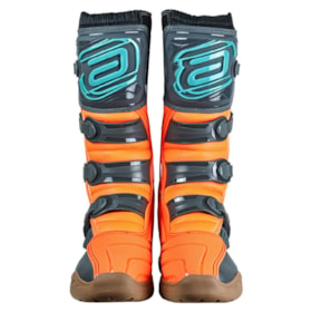 Bota ASW Image Enduro - Cinza Laranja Acqua