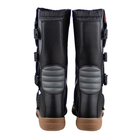 Bota ASW Image Enduro - Cinza Preto Vermelho