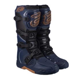 Bota ASW Image Enduro - Marinho Preto Marrom