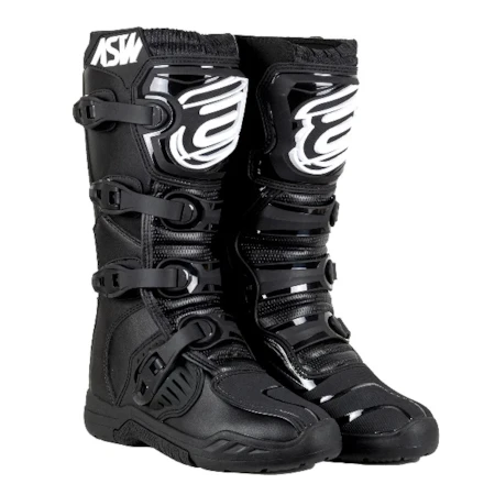 Bota ASW Image Enduro Preto Branco