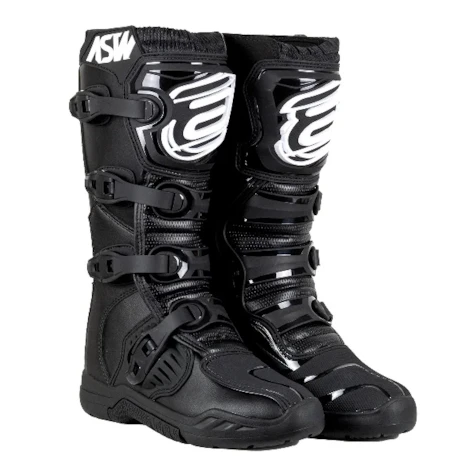 Bota ASW Image Enduro Preto Branco