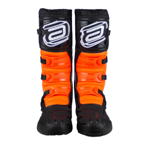 Segunda imagem do produto Bota ASW Image Enduro - Preto Laranja Branco