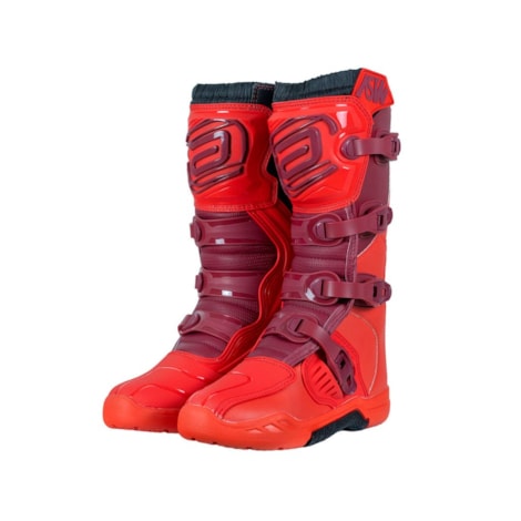 Segunda imagem do produto Bota ASW Image Enduro - Vermelho Vinho