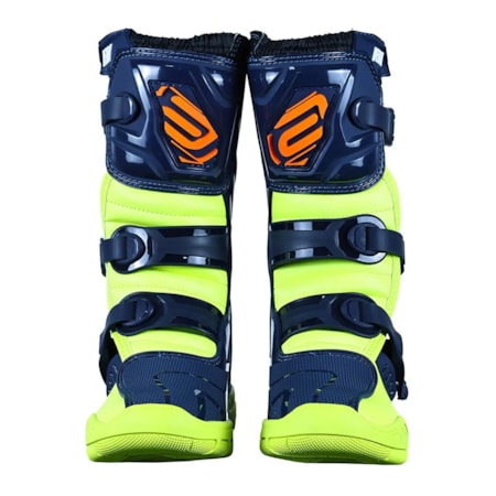 Segunda imagem do produto Bota ASW Image Kids - Amarelo Flúor Marinho Laranja
