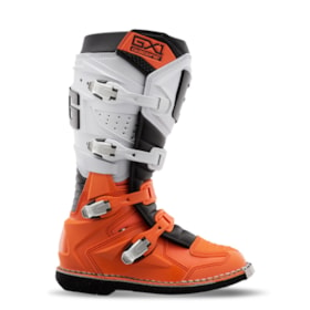 Bota Gaerne Cross GX1 Goodyear - Laranja Branco