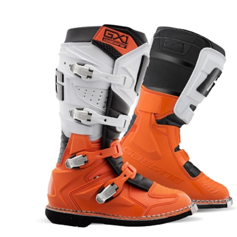 Bota Gaerne Cross GX1 Goodyear - Laranja Branco