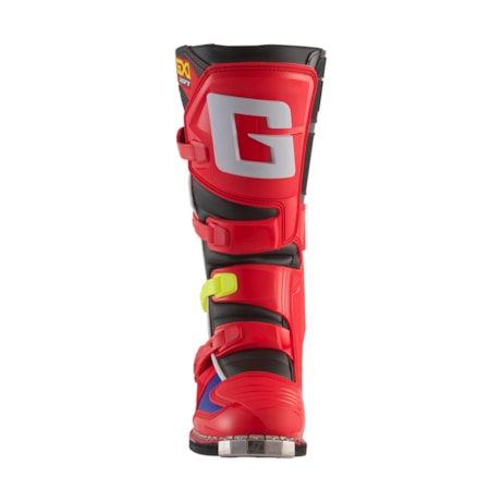 Segunda imagem do produto Bota Gaerne Cross GX1 Goodyear Multi - Vermelho Azul Amarelo