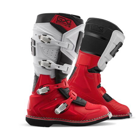 Bota Gaerne Cross GX1 Goodyear - Vermelho Branco Preto