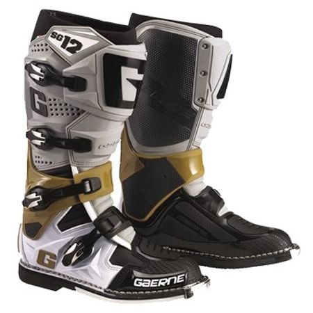 Bota Gaerne Cross SG12 - Cinza Magnésio Branco