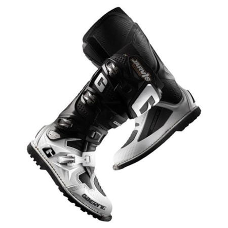 Segunda imagem do produto Bota Gaerne Cross SG12 Jarvis Edition - Preto Branco