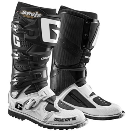 Bota Gaerne Cross SG12 Jarvis Edition - Preto Branco