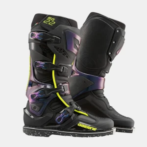 Bota Gaerne Cross SG22 Chameleon Preto Azul Amarelo